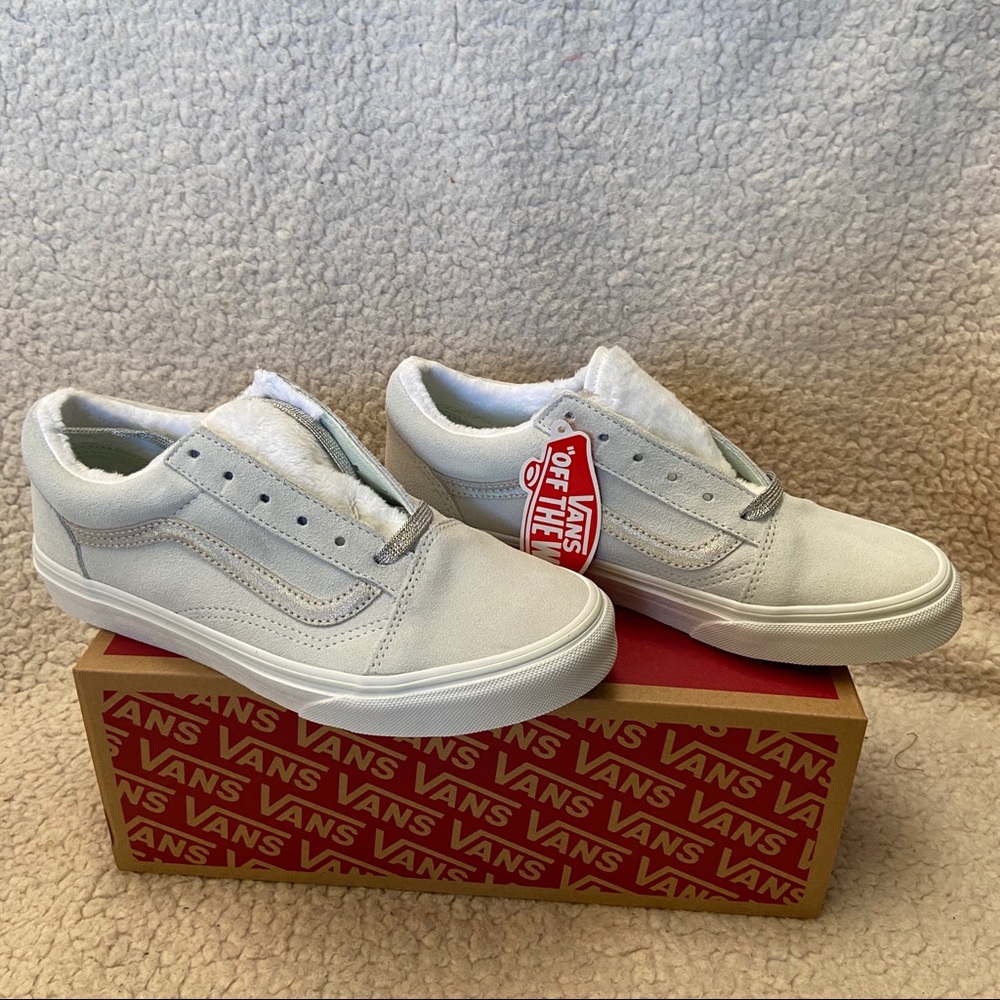 NWT Vans Old School Faux Shearling Lined Sneakers - Picture 4 of 10